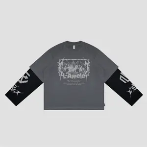 Newego Apparel Longsleeve Boxy Double Layer Appeal Grey