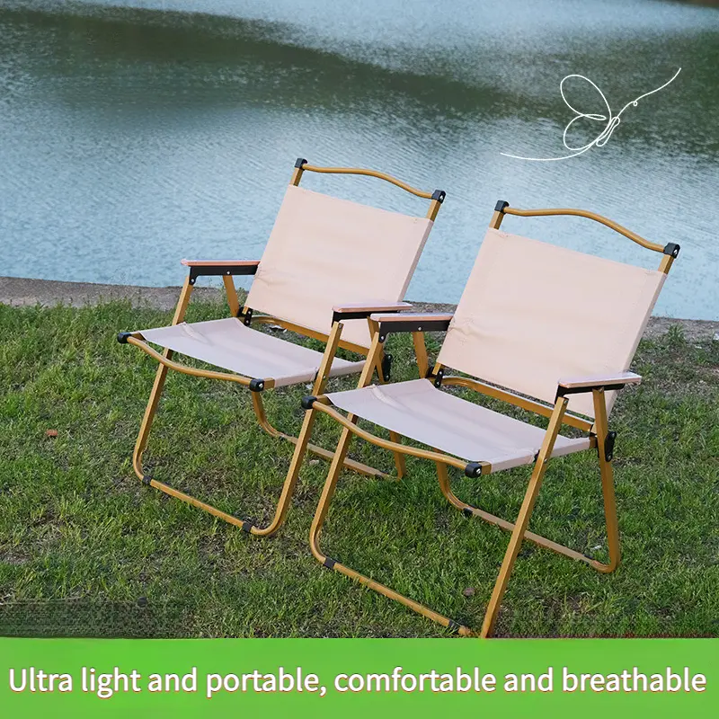 Folding chair stool outdoor camping camping portable ultralight beach chair fishing picnic backrest folding seat