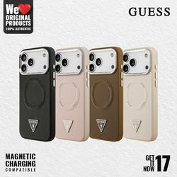 Custodia Guess Per IPhone 17 Pro Max &ndash; PU Glitter Con Logo 4G Metallico &ndash; Rosa