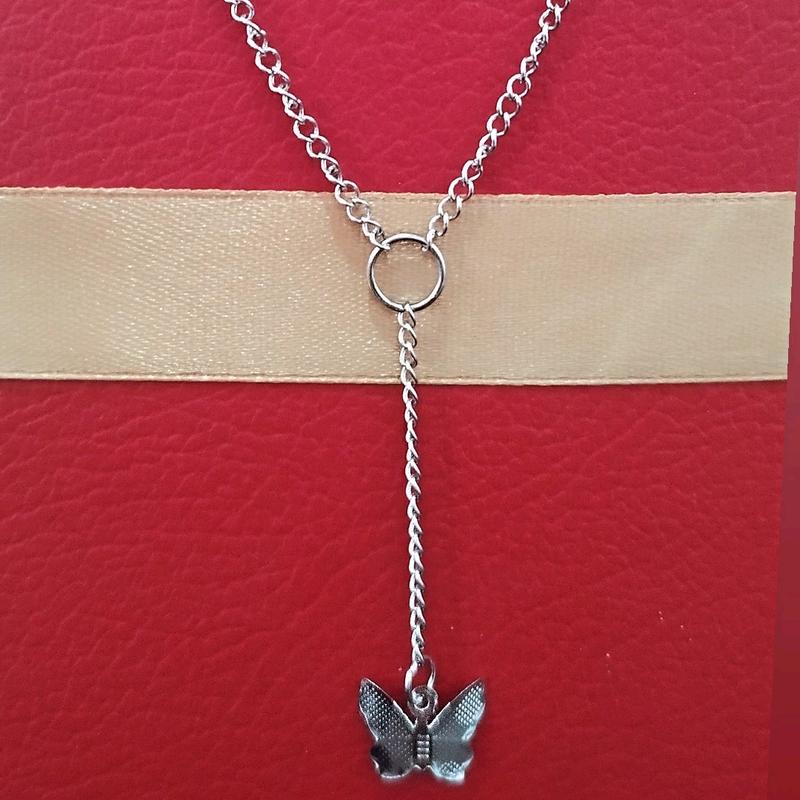 Kalung Kore fashion,liontin butterfly tanpa permata ,Free Eksklusif Box 1