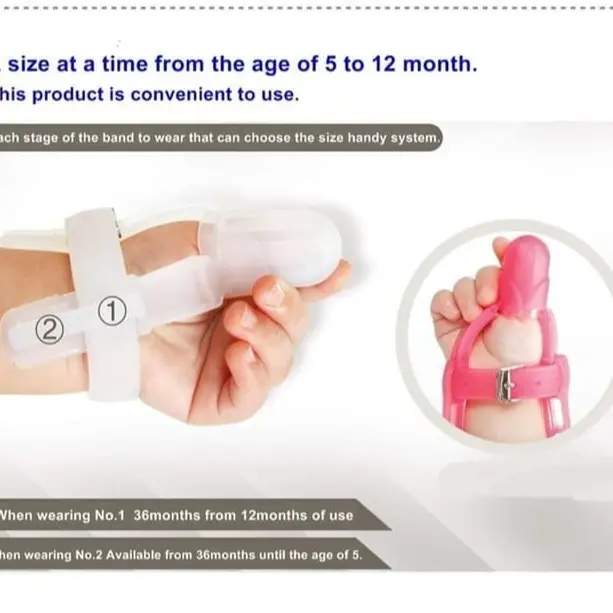 ALAT STOP HISAP JEMPOL ANAK / Alat Untuk Anak Tidak Gigit Jari Murah Teether Bayi 2