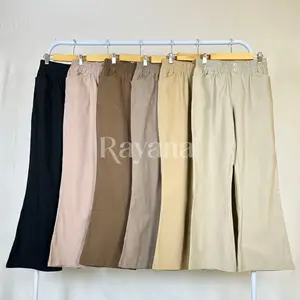 Celana Cutbray Wanita Softjeans Premium Stretch Flare Pants