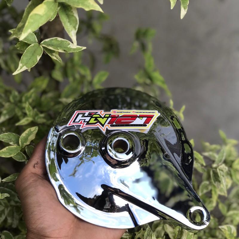 tutup kampas Jupiter crom / tlapukan kampas Yamaha besar Jupiter vegazr original crom 3