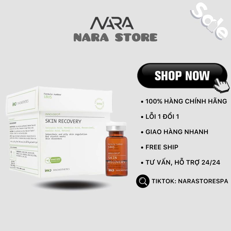 Peel Da INNOAESTHETICS Inno Skin Recovery Giảm Mụn, Mờ Thâm, Tái Tạo Da Tách Lẻ 1 Lọ