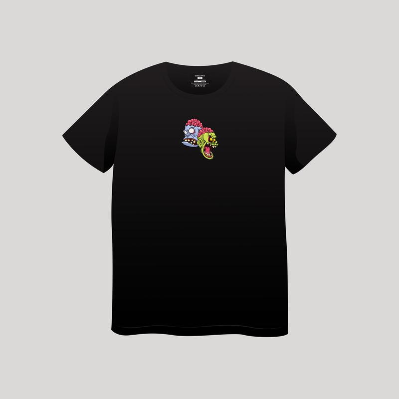 Kaos Tshirt Onecleave Zombie Head - Bahan Cotton Combed 30s 1