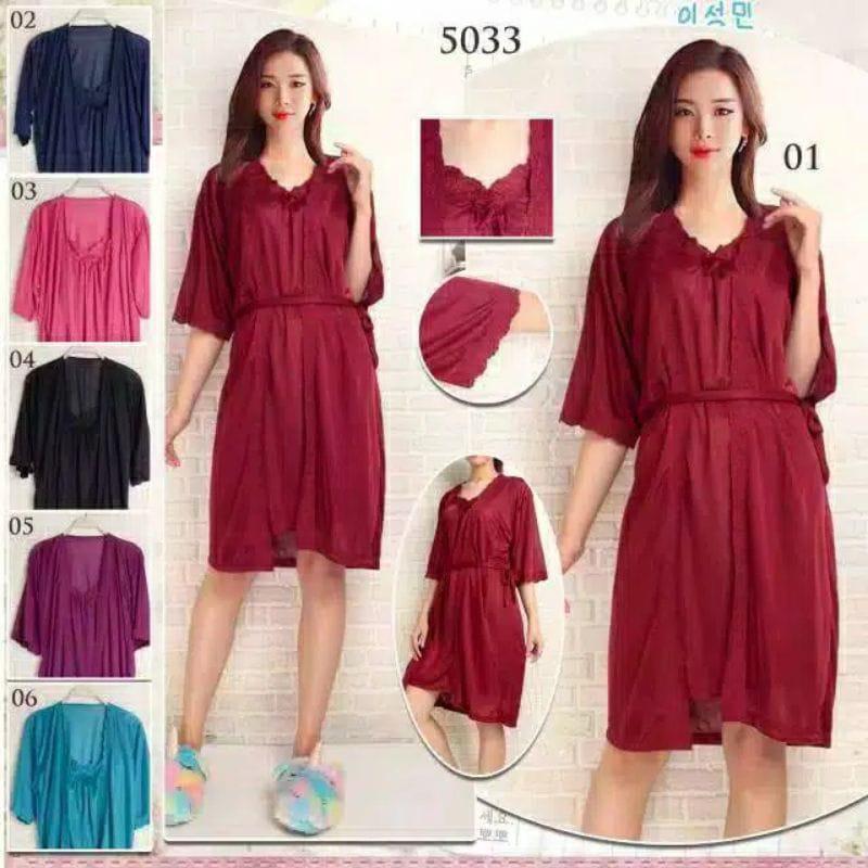 AFFSHOP Kimono Lingerie 2-1 Size Jumbo XXL Luar Dalam 7