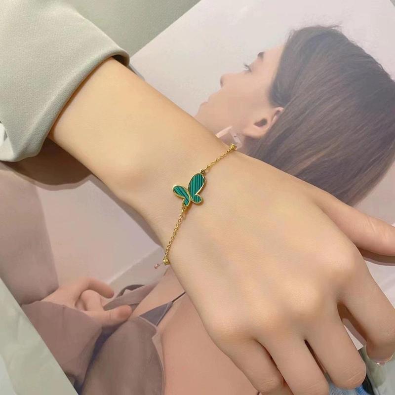 Product Introduction of 【 48 Styles】 Titanium Steel Gold Bracelet ,  Not Fade Bracelet for Women Stainless Bracelet Rose Gold Accessories 31