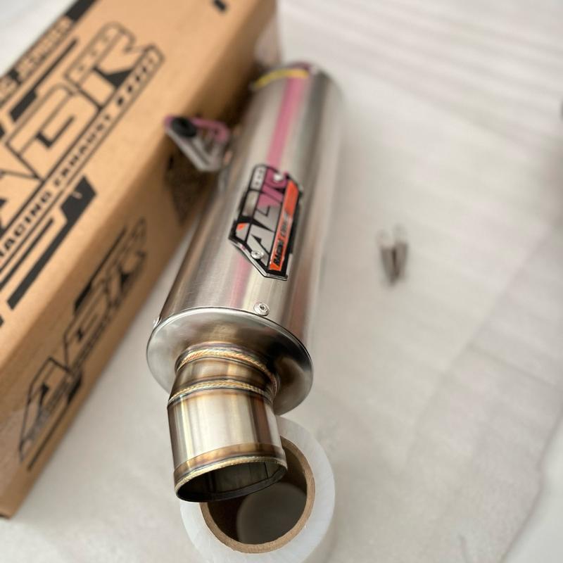 Slincer knalpot abr racing exhaust bulat rata Gread A 2