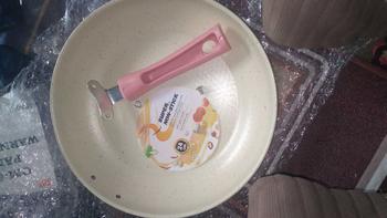 Product Review of Panci Teflon Frypan Marble Enamel / Teflon Frypan Marble Berwarna / Teflon Frypan Enamel Anti Lengket penggorengan anti lengket Kitchenware teflon  serbaguna from W**a 0
