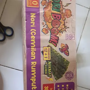 PAKET HEMAT NORI BOOM 5 RASA - 1 DUS ISI 5 BOX BISA MIX RASA