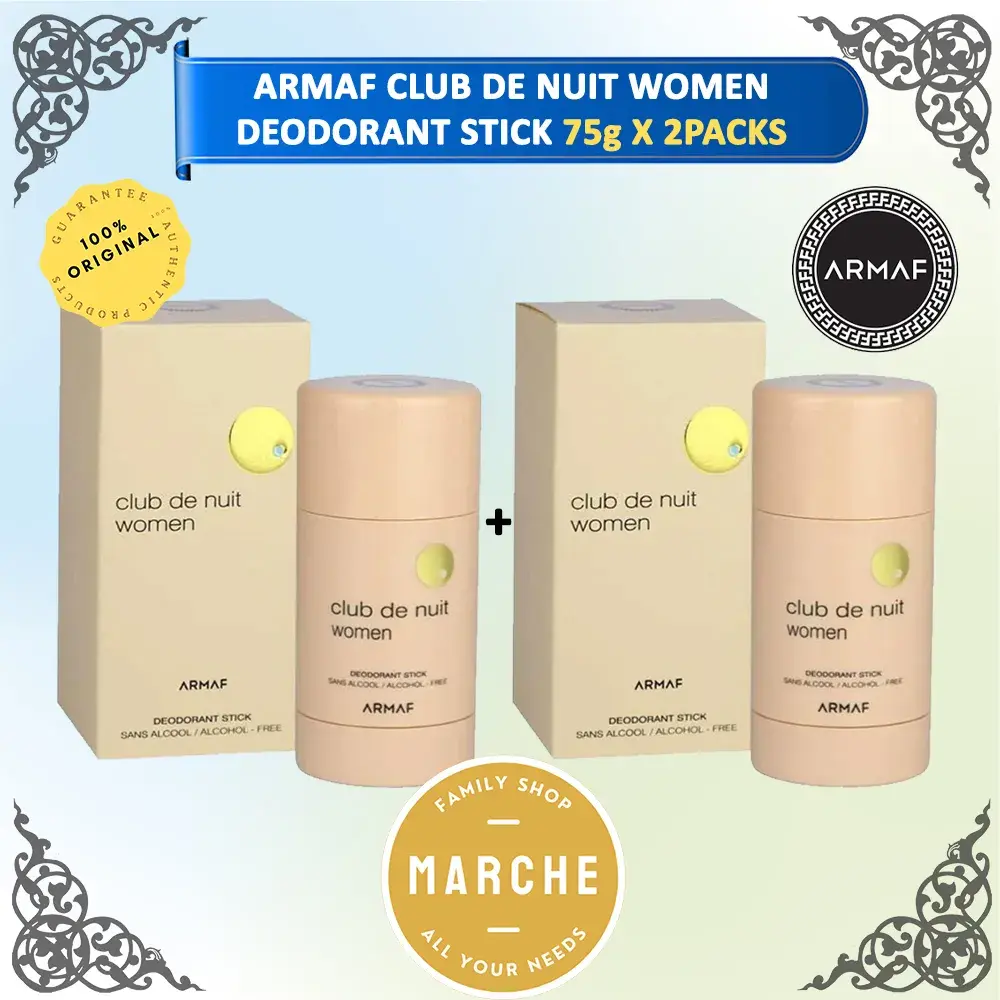 ARMAF Club De Nuit Women Deodorant Stick 75g #Marche Family Shop# Body Care Pack Comfort Cosmetic