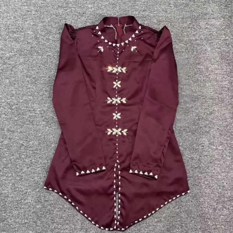 Atasan Saja Alana Baju Kurung Satin Kondangan Tanpa Rok | Atasan Wanita Kekinian | Baju Pesta Full Payet Satin Lembut