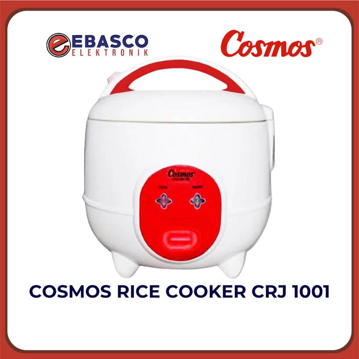 Gambar COSMOS Rice cooker CRJ 1001 Kapasitas 0.6 Liter Panci anti lengket Daya 300 watt dari Ebasco Elektronik Kab. Bandung Barat Tokopedia