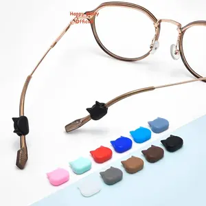 1 Pasang Pengait Kacamata Kucing - Silikon - Anti Slip - Earhook Silicone - Penahan Hijab Style - KP8520 Group
