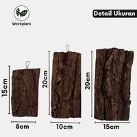 Gambar Workplant - Papan Kulit Pinus Untuk Anggrek Tempel Tanaman Epifit & Hiasan Dinding - Kecil dari workplant official Kota Surabaya 4 Tokopedia