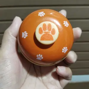 Training Bell Mainan Bel untuk Memanggil Hewan Peliharaan Kucing Anjing Bel Latihan Hewan Bahan Plastik dan Besi