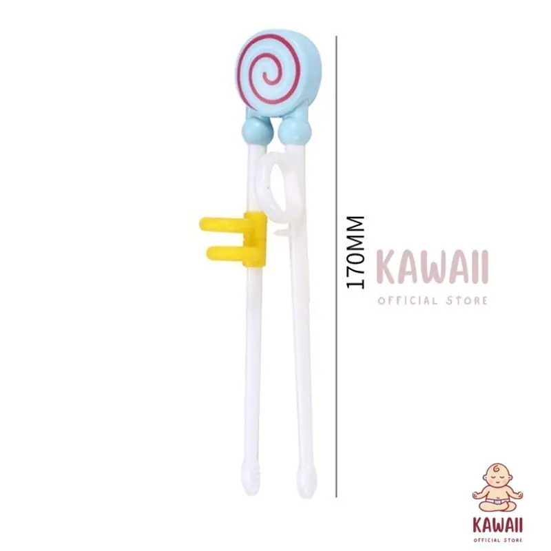 KS Sumpit Anak-anak Kartun Latihan Belajar Makan / Training Chopstick / Sumpit Anak Bayi Karakter 6
