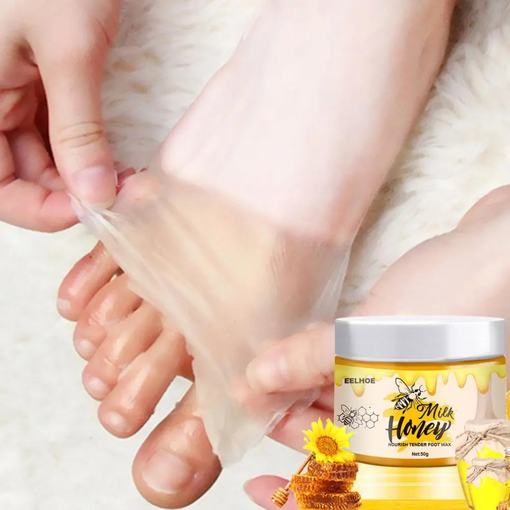 Lilin Kaki, Susu Madu, Menyuburkan dan Lembap, Mengurangkan Kulit Mati, Tumit Kasar, Anti Kaki, Sesuai untuk Kaki Kering, H5R2