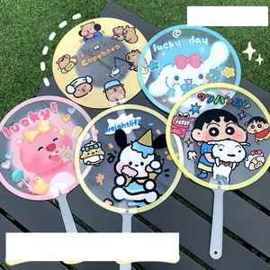 Kipas Tangan Sanrio Lucu Cinamoroll Kuromi Hello Kitty