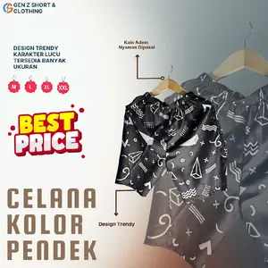 boxer pendek unisex bahan katun premium anti robek