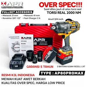 APR raja impact wrench xtra jumbo 3/4inch type AP80 promax 3000NM garansi resmi