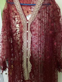 Product Review of Lexia Outer Tunik  Brocade Lace Outer ADA JUMBO LD 120 - 140cm Atasan Wanita | Outer Kondangan |Outer Renda| Outer Brukat | Outer Tile | Outer Organza | Outer Lebaran Pesta from D**3 0