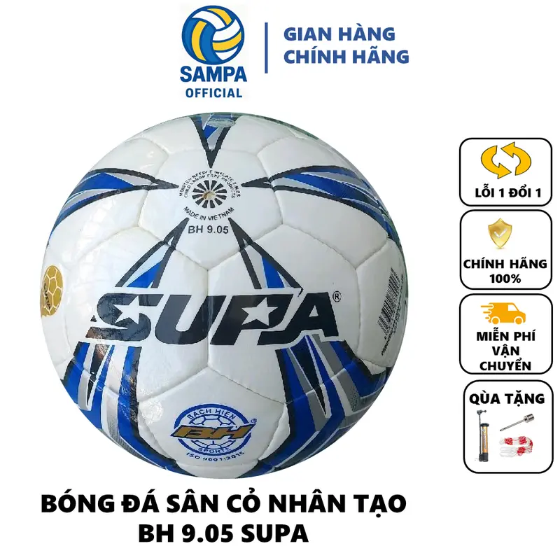 Qủa Bóng Đá  SUPA  BH 9.05 Khâu Tay Chuyên dụng dành riêng cho sân nhân tạo Thi Đấu 0