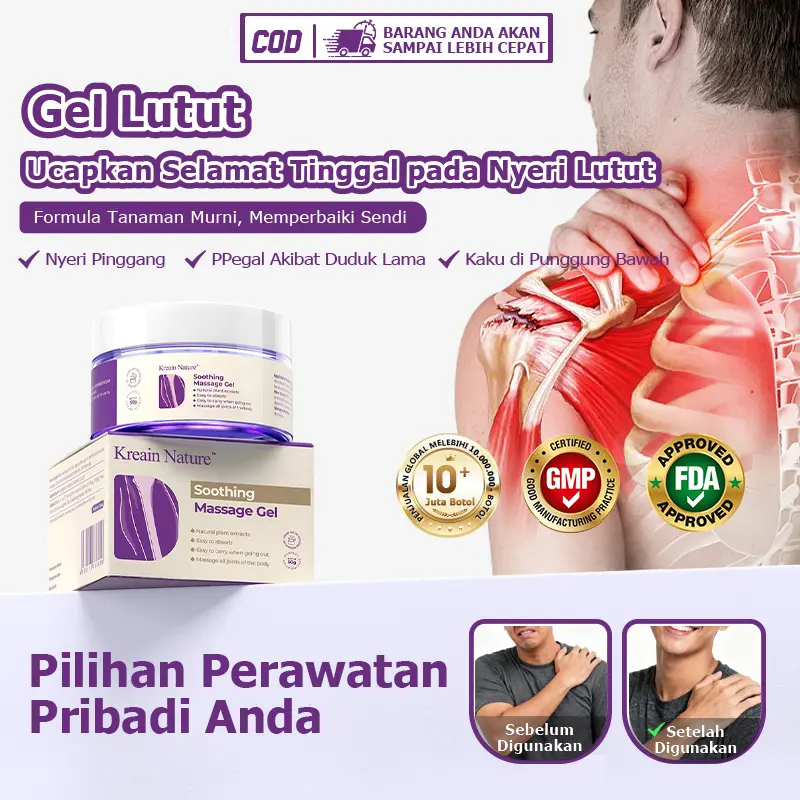 Shoulder Gel Perawatan Bahu Leher Herbal Ringan Cepat Meresap