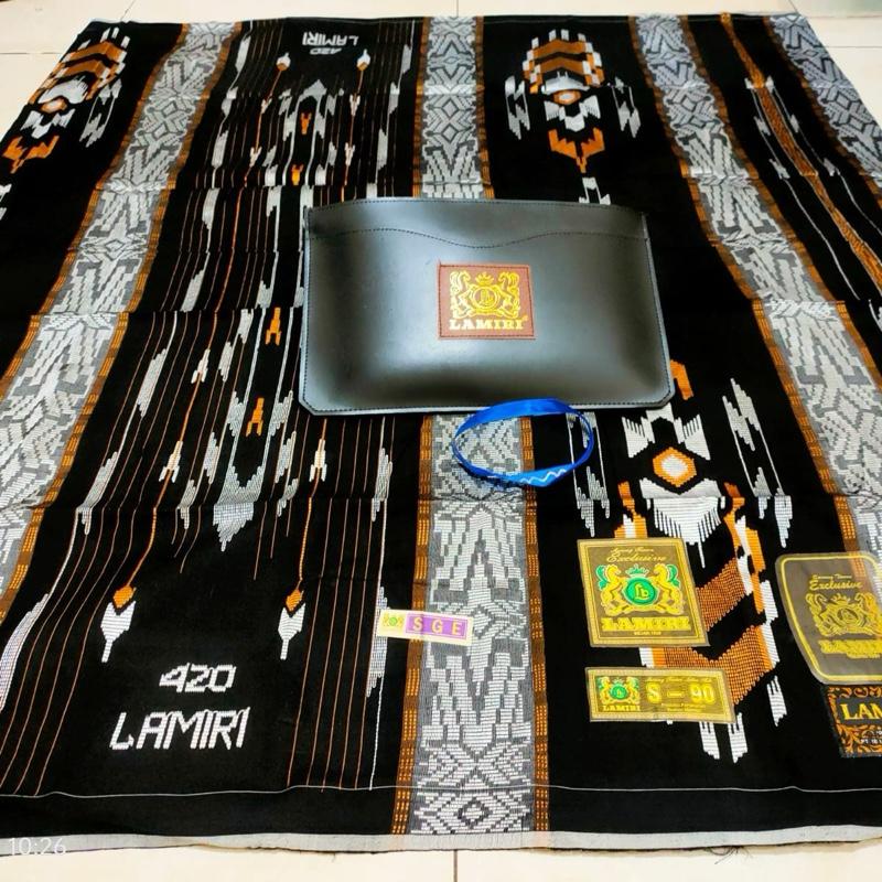 SARUNG LAMIRI SGE TERBARU FULL SONGKET MEWAH Dewasa Muslim Pria 5