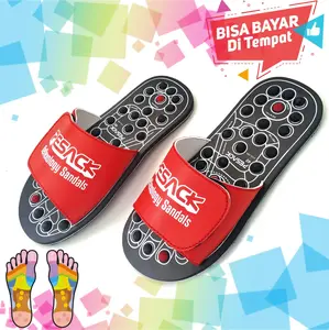 SANDAL SELOP EVA Kesehatan untuk Rematik, Refleksi, Terapi, Asam Urat dan Pegal-pegal Kaki Pemakaian Dalam Ruangan Sendal Pria Karet