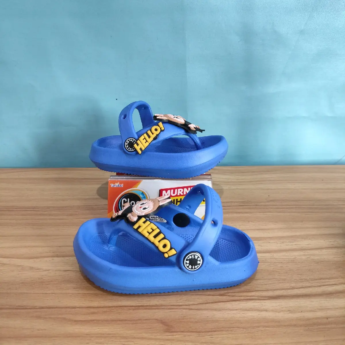 Sandal Anak Japit Tali Belakang Karakter Labubu 18+23 Fashion Sepatu
