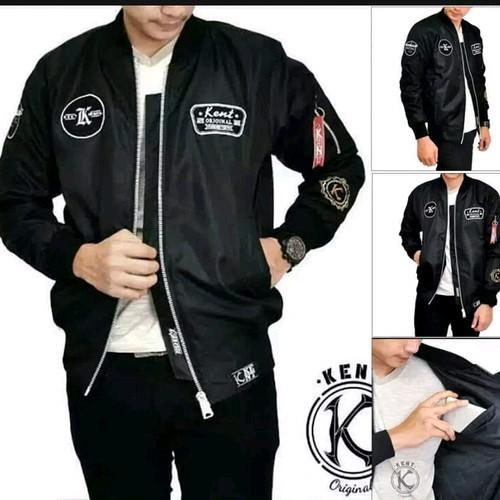 JAKET BOMBERKEN//JAKET TEBEL JAKET ANTI BADAI boxy  jackets bulu angsa m 0