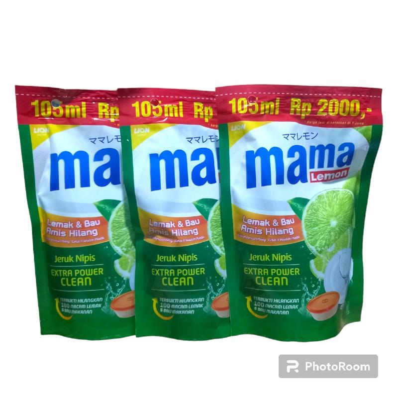 1 Dus Mama Lemon Jeruk Nipis 105 ml isi 24 pcs kemasan 2000 an 4