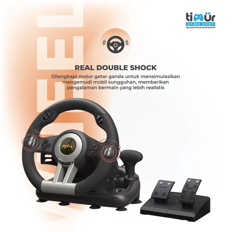 PXN V3 Pro Steering Wheel Racing Stir Setir PS3 PS4 PS5 PC Switch 4