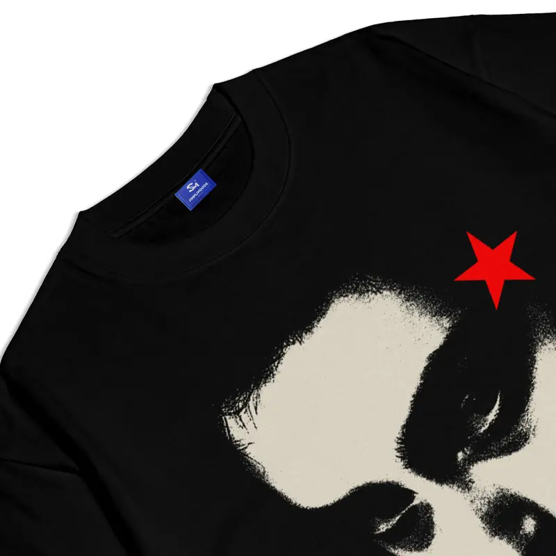 SimpliMoods Oversized Tshirt - De GOAT Atasan Cowok Hitam Keren Dewasa Katun Sablon 3