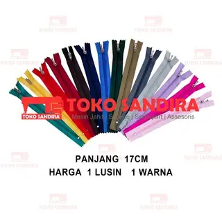 Resleting murah/resleting katun/resleting celana/resleting 7in /17 cm