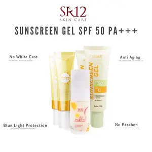 Sunscreen Gel SPF 50 PA+++ Gel Perfection Perlindungan Kulit Wajah dari Sinar UV A dan UV B