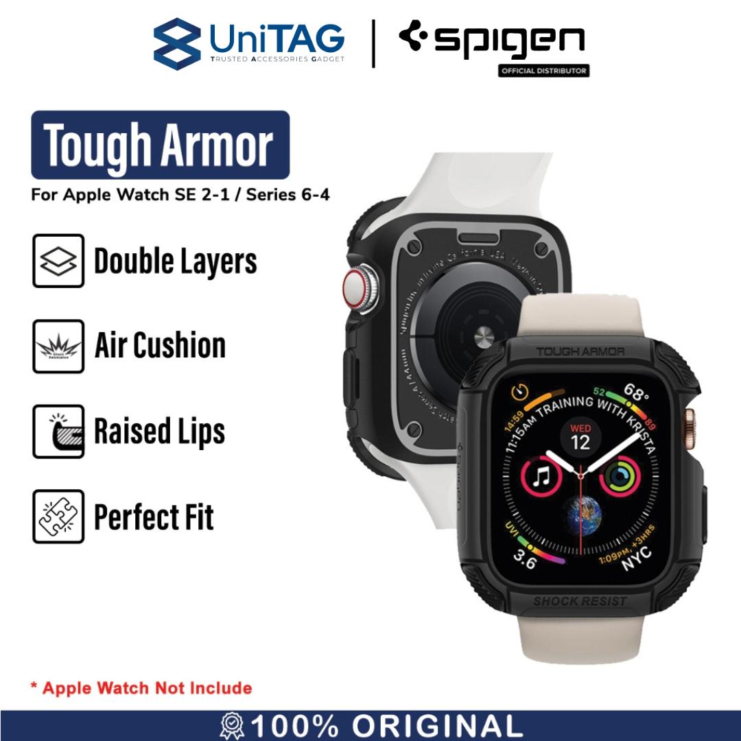 Spigen Apple Watch 44mm Case Tough Armor - Black 062CS24477