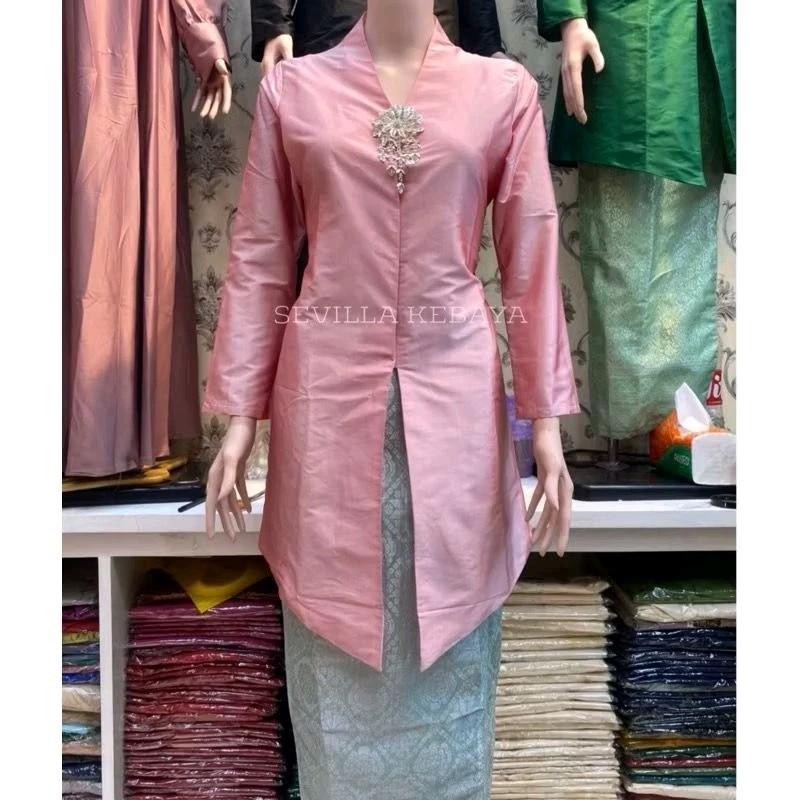 Anisa Kebaya - Setelan Kebaya Tafeta Tunik Melayu / Kebaya Tafeta Busui Jumbo / Kebaya Modern / Kebaya Encim Tafeta 4