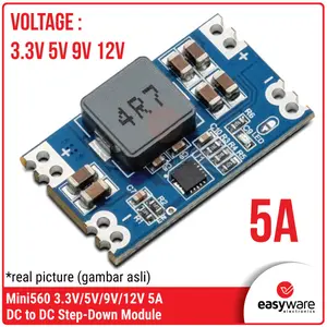 MINI560 5A 3.3V 5V 9V 12V DC DC Step Down Module Mini 560 Step Down