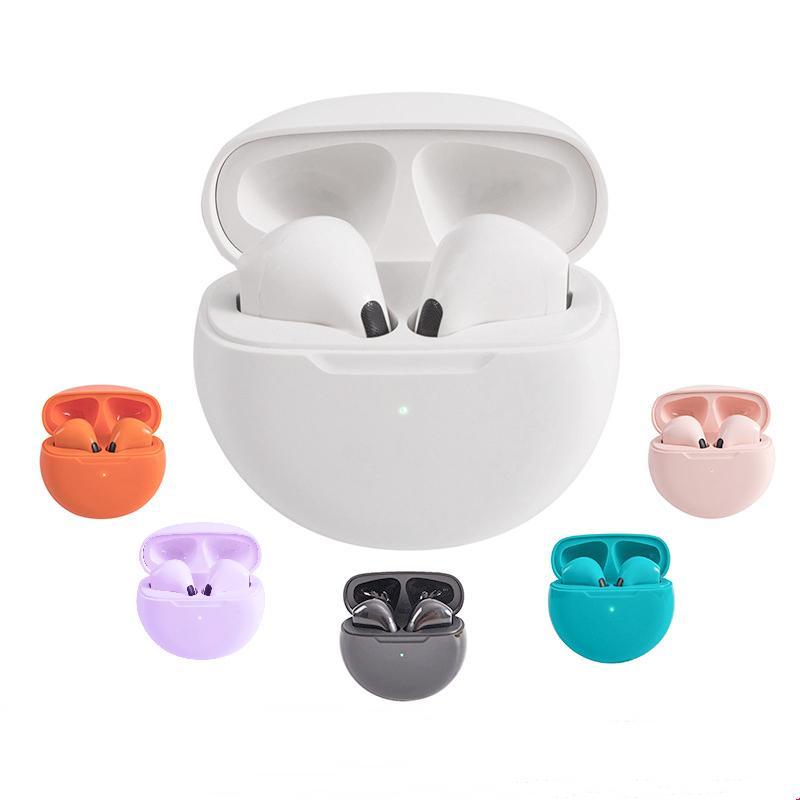 K-YOUNG Tai Nghe PRO6, Macron 6 Màu, Nhét Tai nghe thể thao âm thanh nổi điều khiển bằng âm thanh cảm ứng, Mic tích hợp điều khiển từ xa, Khử tiếng ôn, Tương thích với iPhone và Android, Miễn phí vận chuyển