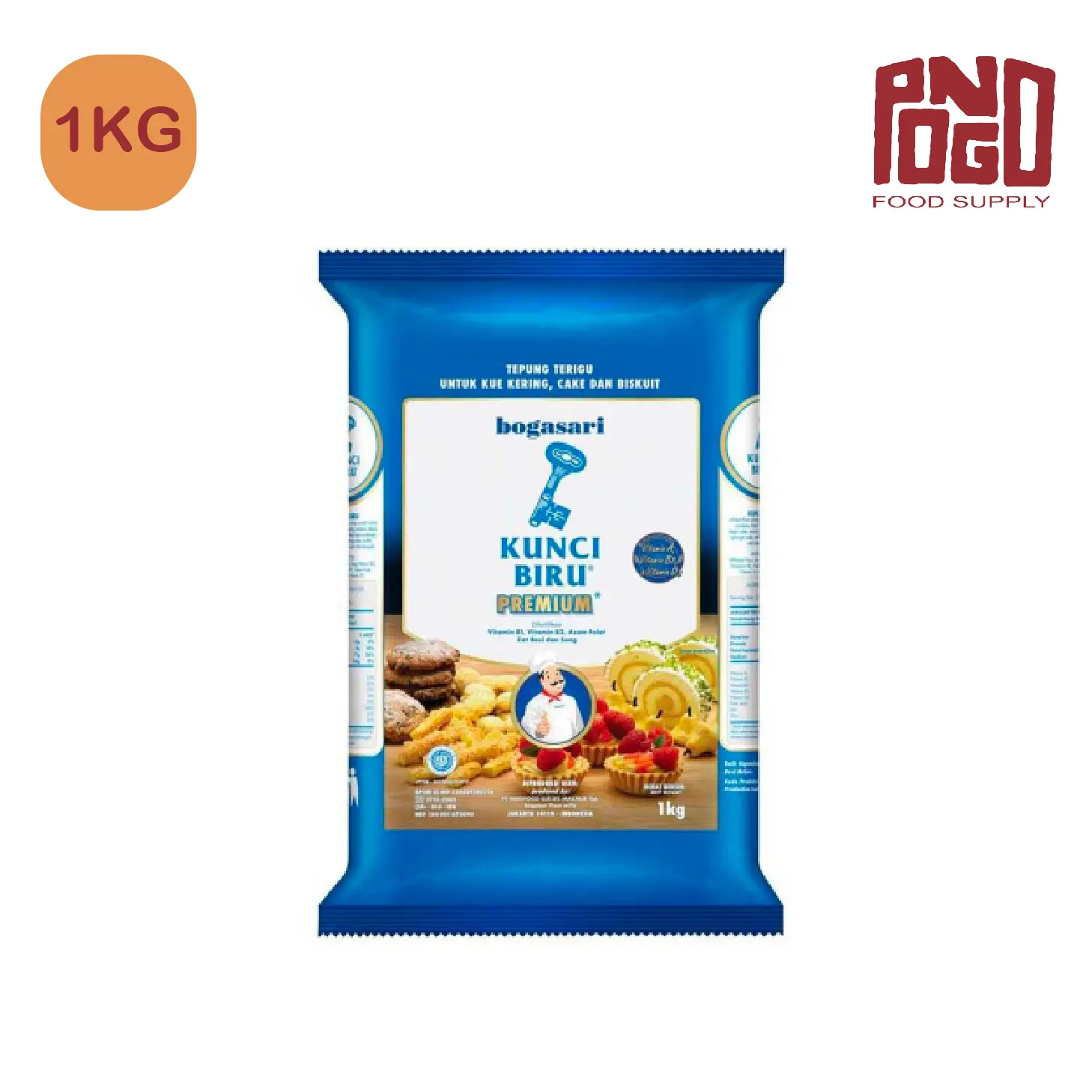 Kunci Biru Tepung Terigu 1kg