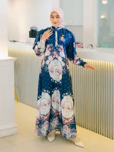 Hanifa - Gamis Salwa Silky Muslim Wanita Dewasa Dress Outfit Mewah