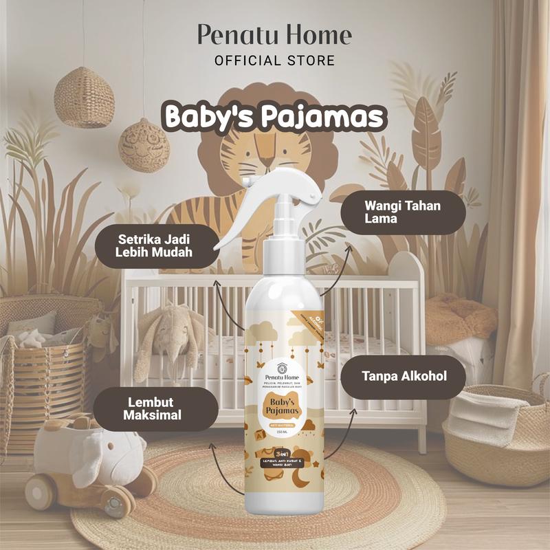 Pelicin, Pelembut Setrika & Parfum Laundry Bayi - BABY PAJAMAS 1