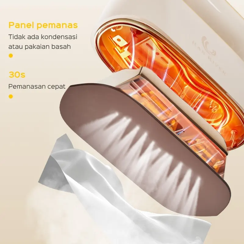 Han River Setrika Uap 2IN1 Steam Iron HRYD03 (Warna Random) - DTG 6
