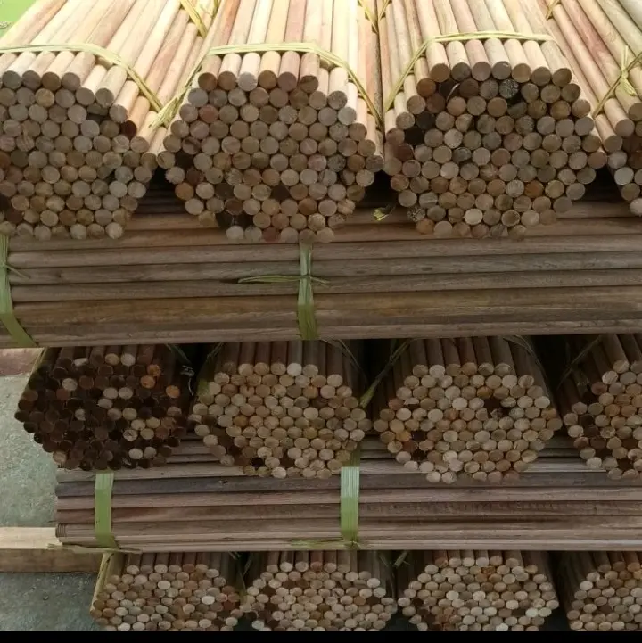 kayu dowel / stik dowel / gagang sapu / gagang pel / gagang spatula / gagang spatula