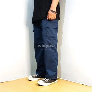 Celana Loose Cargo Pants Panjang Unisex Gombrong - Widyus Pleasure