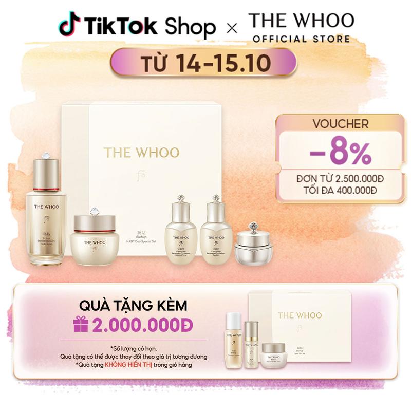 [THE WHOO OFFICIAL] NEW Bộ Tinh chất tự sinh chống lão hóa thế hệ thứ 4 BICHUP ULTIMATE RECOVERY YOUTH SERUM SPECIAL SET