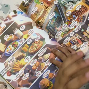 Habibi Buku Edukasi Anak 240 Kosakata & 14 Tema dengan Suara Hewan Asli Cocok untuk Usia 3+ Tahun Dunia Huruf Seru Buku Suara Bilingual 3 Bahasa Indonesia English Mandarin