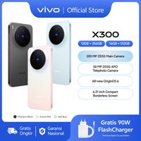 Gambar vivo X300 - 200 MP ZEISS Main Camera, 50 MP ZEISS APO Telephoto Camera, All New OriginOS 6, Compact Borderless Screen, 6040 mAh BlueVolt Battery, Dimensity 9500 dari vivo Indonesia Kab. Tangerang 1 Tokopedia